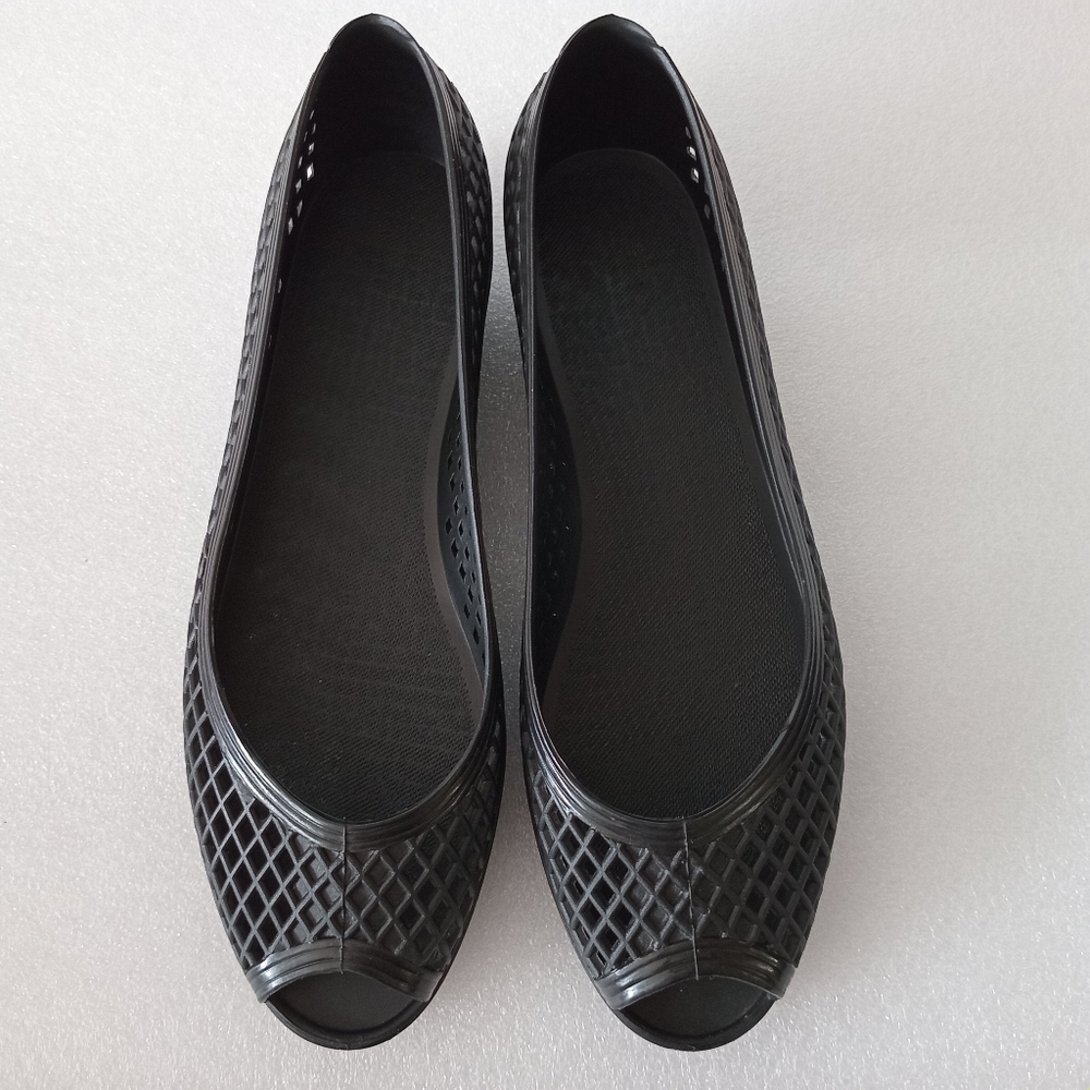 Marc Jacobs Women's Black Jelly Shoes Surf Jelly Sandals Size 7.5 NWOT